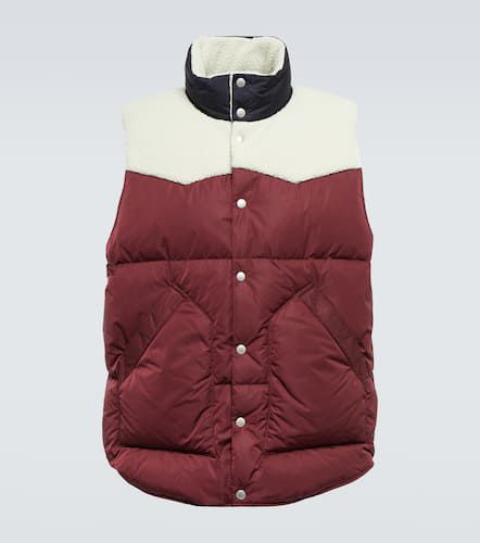 Faux shearling-trimmed down vest - Undercover - Modalova