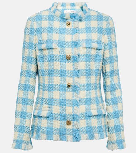 Gingham wool jacket - Oscar de la Renta - Modalova