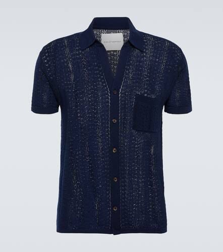 Openwork wool shirt - King & Tuckfield - Modalova