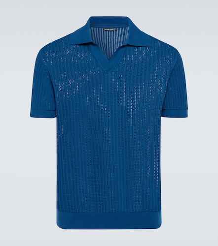 Rino ribbed-knit cotton polo shirt - Frescobol Carioca - Modalova