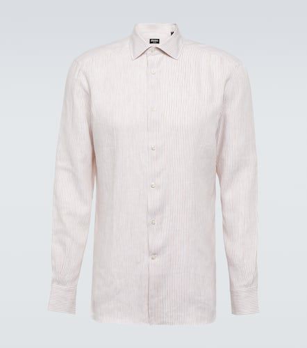 Zegna Striped linen shirt - Zegna - Modalova