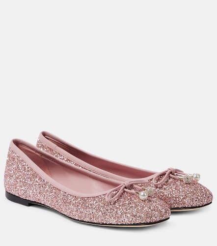 Bailarinas Elme con glitter - Jimmy Choo - Modalova