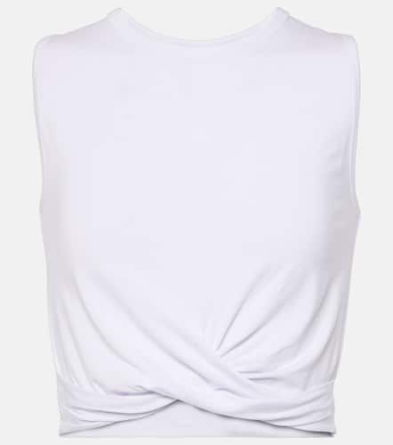 Cover draped jersey crop top - Alo Yoga - Modalova