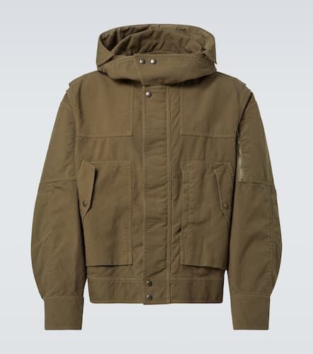 Hooded cotton jacket - Dries Van Noten - Modalova