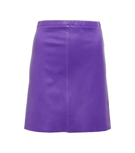 Lucie high-rise leather miniskirt - Stouls - Modalova