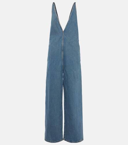 Prada Open-back denim jumpsuit - Prada - Modalova