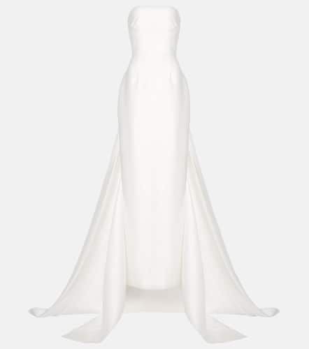 Bridal Imani strapless satin twill gown - Solace London - Modalova