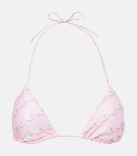 Versace Printed bikini top - Versace - Modalova