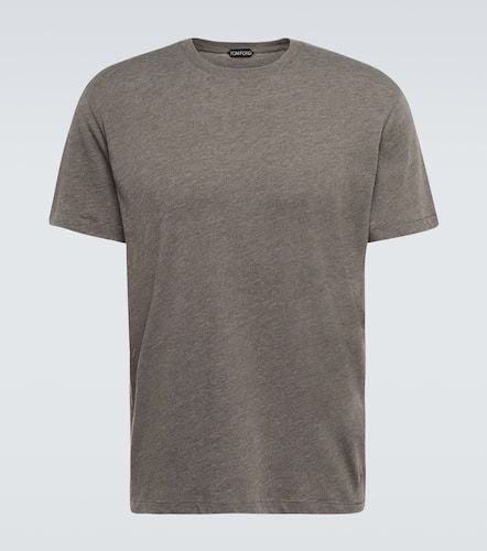 Cotton-blend jersey T-shirt - Tom Ford - Modalova