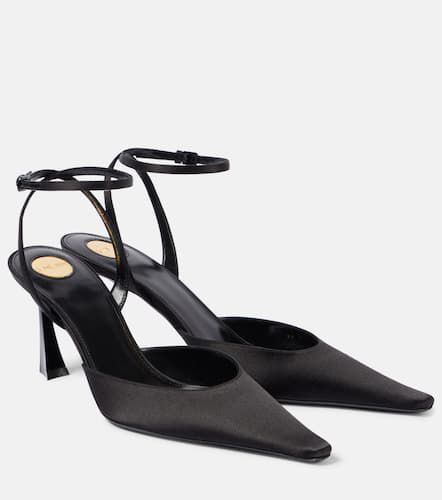 Slingback-Pumps Aimée 75 aus Satin - Saint Laurent - Modalova