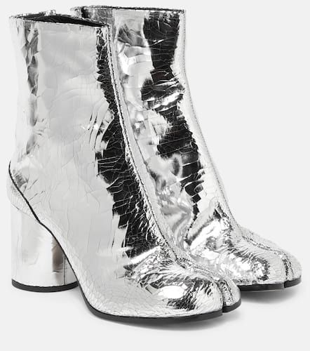Tabi metallic leather ankle boot - Maison Margiela - Modalova