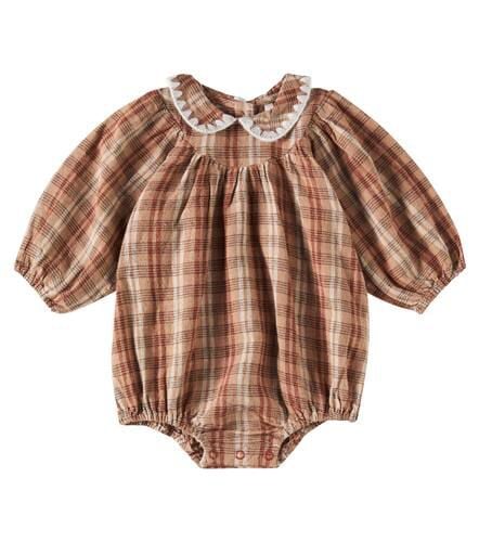 Baby - Body in misto lino a quadri - Rylee + Cru - Modalova