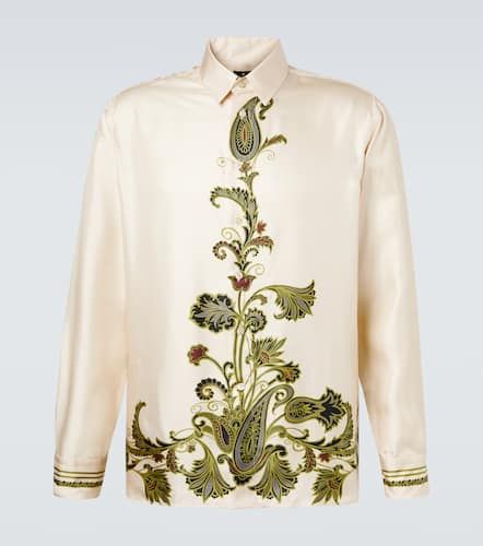Camicia in seta con stampa paisley - Etro - Modalova
