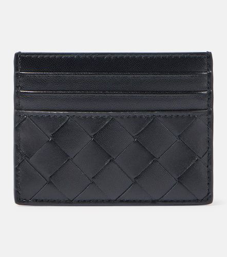 Intrecciato leather card holder - Bottega Veneta - Modalova