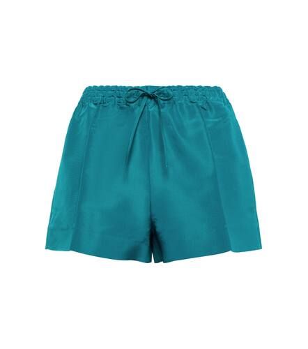 High-rise silk faille shorts - Valentino - Modalova