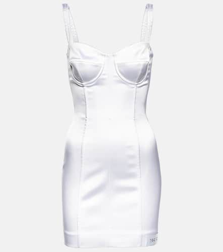 X Kim vestido corto de satén - Dolce&Gabbana - Modalova