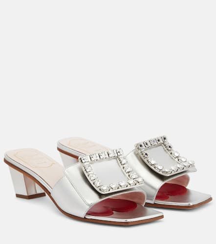 Roger Vivier Love 45 leather mules - Roger Vivier - Modalova