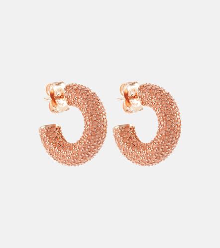 Cameron embellished hoop earrings - Amina Muaddi - Modalova