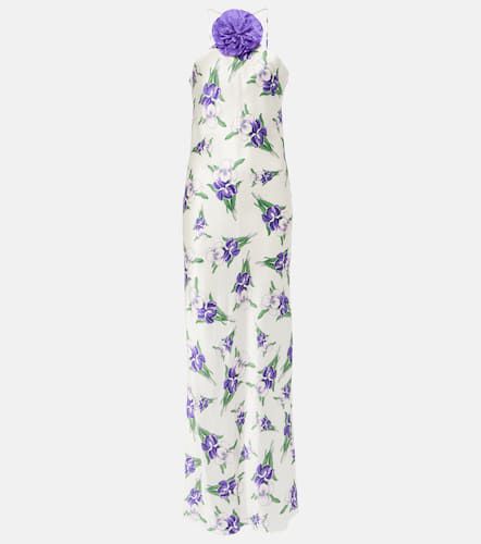 Floral-appliquÃ© silk gown - Rodarte - Modalova