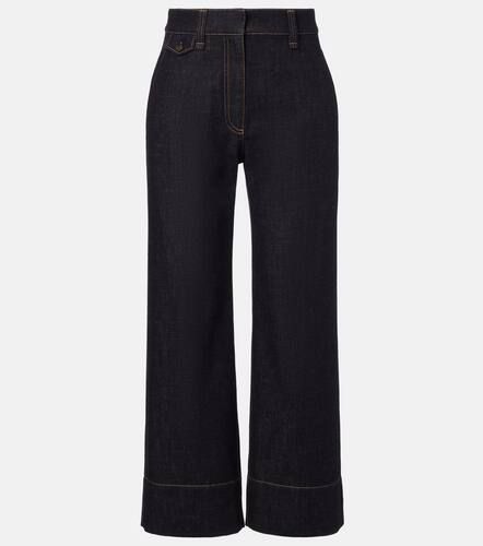 Jeans a gamba larga a vita alta - Brunello Cucinelli - Modalova