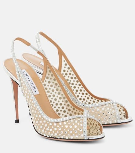 Crystal Lover 105 embellished sandals - Aquazzura - Modalova