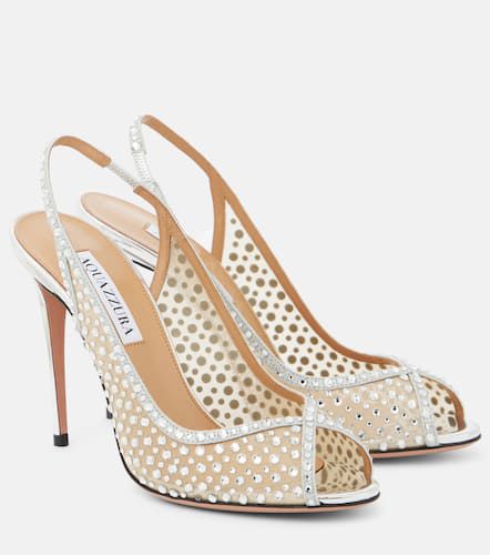 Sandali Crystal Lover 105 con cristalli - Aquazzura - Modalova