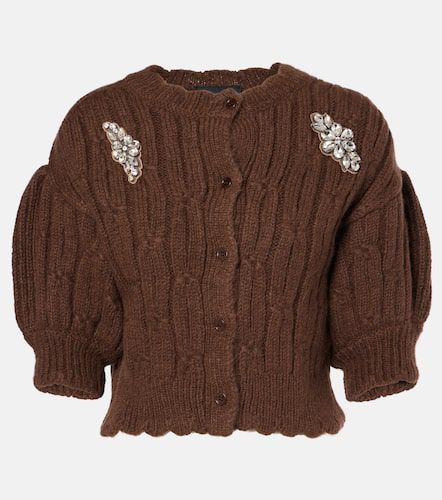 Cardigan in misto lana con cristalli - Simone Rocha - Modalova