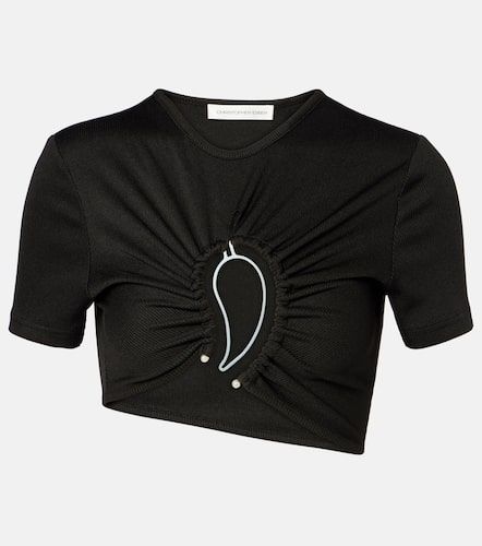 T-shirt cropped Paisley - Christopher Esber - Modalova