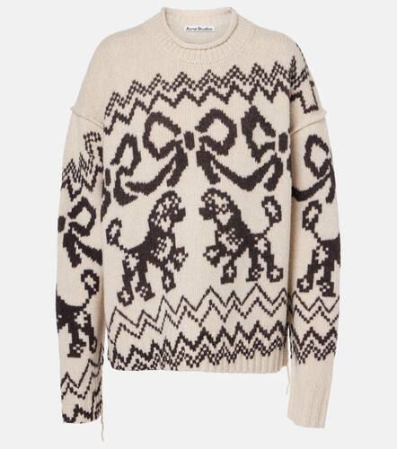 Jersey de mezcla de lana en jacquard - Acne Studios - Modalova