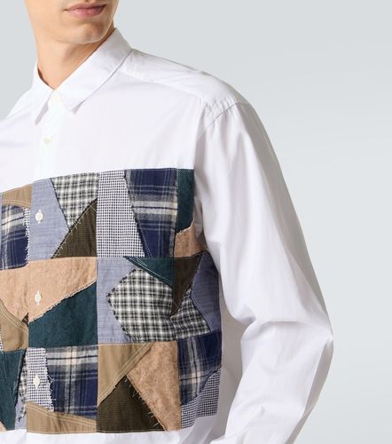Patchwork cotton poplin shirt - Comme des Garcons Homme - Modalova