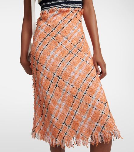 Patterned cotton-blend midi dress - Marni - Modalova
