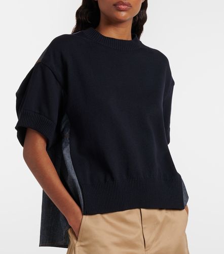 Sacai Cotton-blend top - Sacai - Modalova