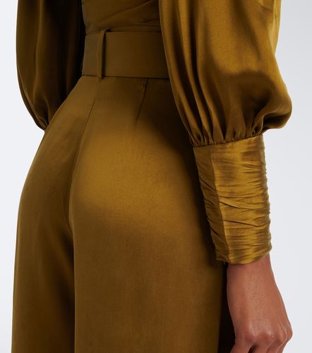 Pantaloni a gamba larga in seta plissé - Zimmermann - Modalova