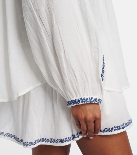 Lena embroidered cotton blouse - Marant Etoile - Modalova