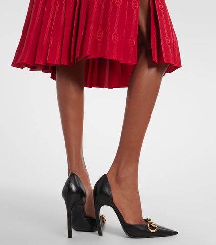 Salones Boulevard de piel con Horsebit - Gucci - Modalova