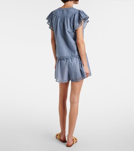 Effie lace-trimmed cotton top - Ulla Johnson - Modalova
