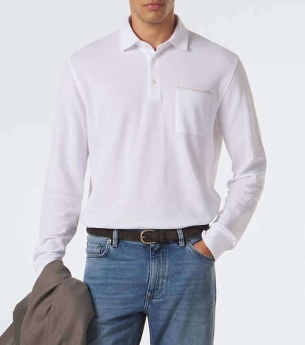 Zegna Polo de piqué de algodón - Zegna - Modalova