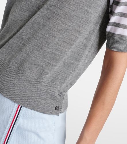Bar wool turtleneck sweater - Thom Browne - Modalova