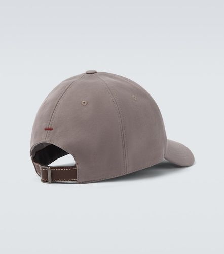 Gorra de algodón con logo bordado - Brunello Cucinelli - Modalova