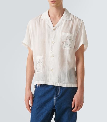 Bode Camisa bowling Skiers de lino - Bode - Modalova