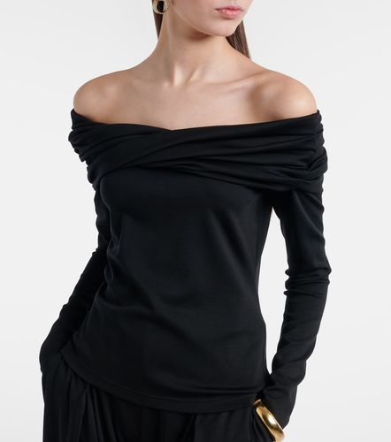 Orafo off-shoulder virgin wool top - Max Mara - Modalova