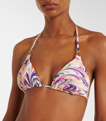 Leoni printed triangle bikini top - Alexandra Miro - Modalova