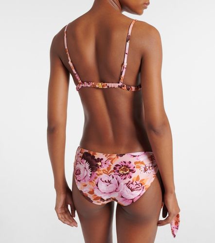 Chloe Logo floral bikini top - Chloe - Modalova