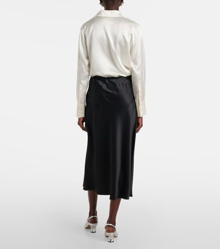 Falda midi Carnet en satén de seda - Max Mara - Modalova