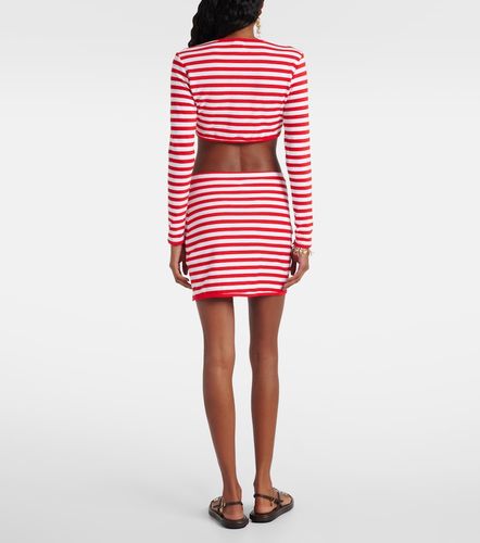 Jade Swim Striped terry miniskirt - Jade Swim - Modalova