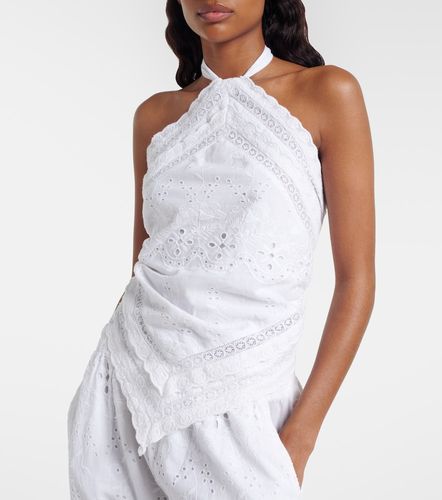 Felicity embroidered cotton top - Melissa Odabash - Modalova