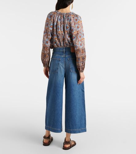 Jeans anchos April plisados - Ulla Johnson - Modalova