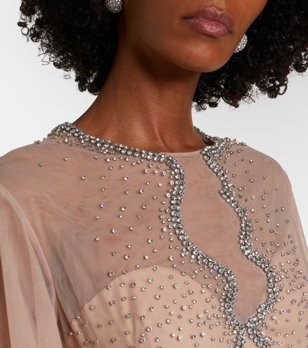 Evanna embellished tulle gown - Costarellos - Modalova
