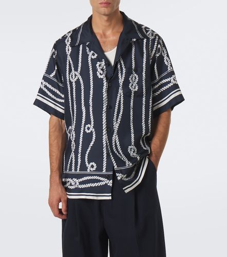 Printed silk bowling shirt - Dolce&Gabbana - Modalova