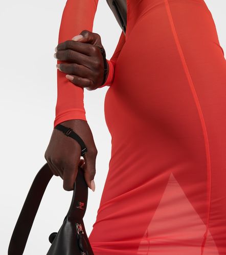 Gradient semi-sheer midi dress - Courreges - Modalova